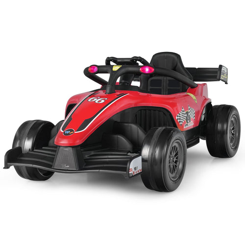 Kids Ride On Car 12V Electric Racing Truck w/Remote Control Spring Suspension