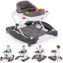 INFANS Baby Walker 5 in 1 Behind Walker Learning Seated Rocker Bouncer with Removable Music Tray