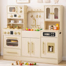 Kids Kitchen Playset, Wooden Pretend Play Kitchen