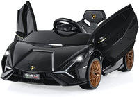 Electric Toy Car with Remote Control & LED Lights for Kids