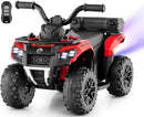 Kids ATV with Spray Function, Remote Control, Storage Trunk