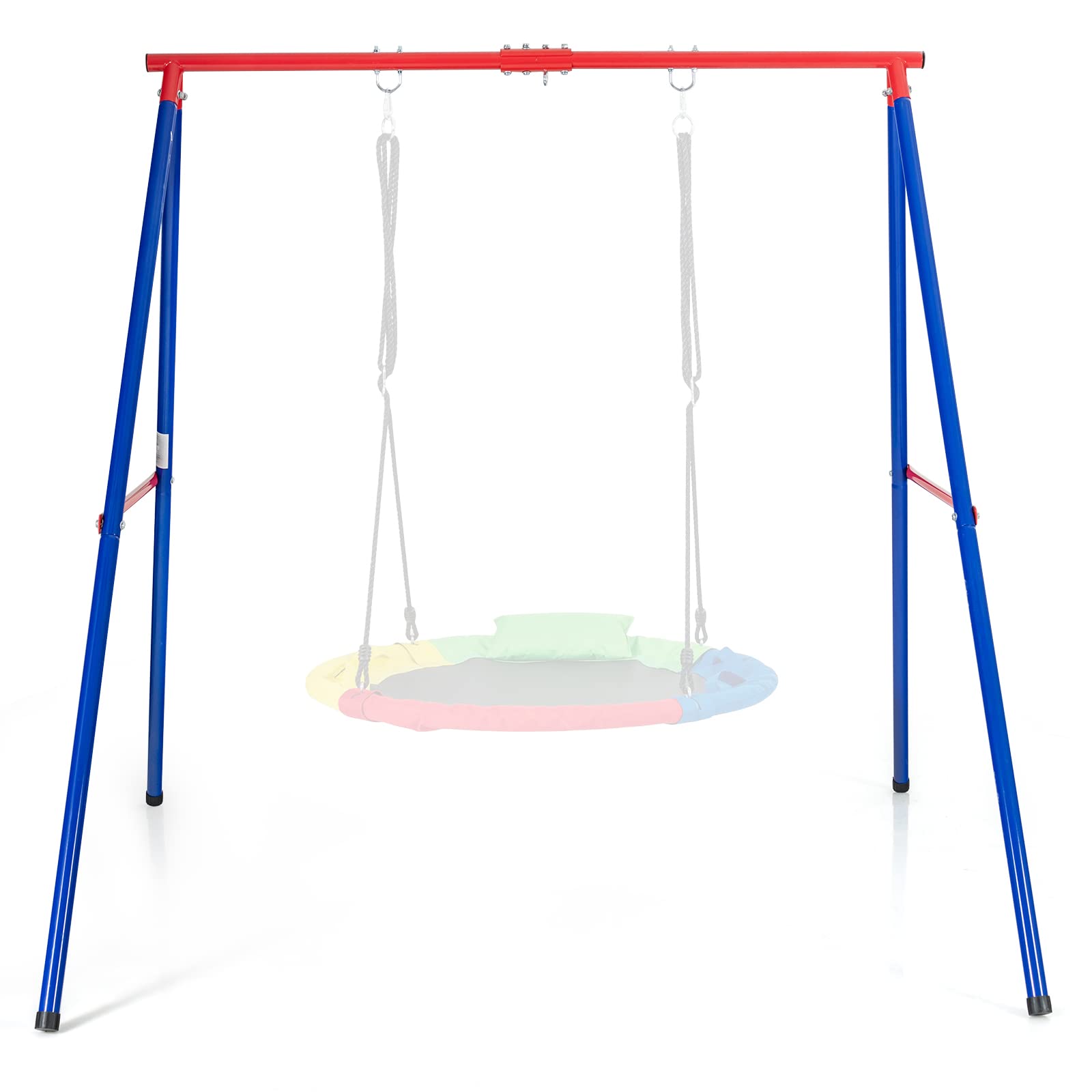 INFANS 2 Seat Swing Stand, 550 lbs Heavy Duty Metal Swing Frame