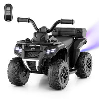 Kids ATV with Spray Function, Remote Control, Storage Trunk
