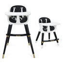 3 in 1 Convertible Baby Highchair Up and Down Highchairs for Toddlers