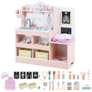 Kids Doctor Playset, Wooden Pretend Medical Station Activity Center Toy Set