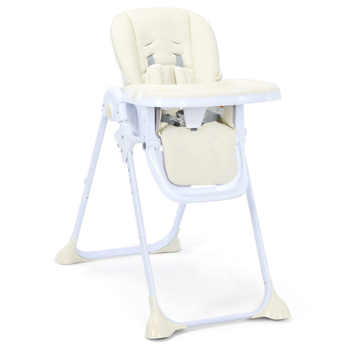 Baby High Chair Folding Highchair for Toddlers w/Adjustable Height