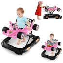 Foldable Baby Walker with 3 Adjustable Height Settings for 7-14 Months Boys Girls