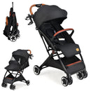 INFANS Travel Stroller, Lightweight Compact Baby Stroller for Airplane