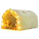INFANS Kids Bed Tent with Glow in The Dark, Portable Children Playhouse Privacy Space Twin with Mat