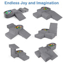INFANS Climbing Toys for Toddlers Foam Climbing Blocks and Ball Pit for Baby