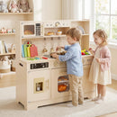 Play Kitchen for Kids with Realistic Lights and Sounds