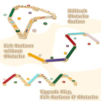 Kids Balance Beam Stepping Stones Set, 20 PCS Montessori Obstacle Course for Toddler Indoor Outdoor