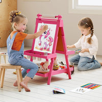 Easel for Kids, 3 in 1 Adjustable Painting Art Board