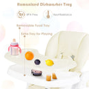 Baby High Chair Folding Highchair for Toddlers w/Adjustable Height
