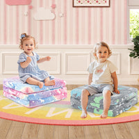 Foldable Floor Mattress for Kids, Glow in Dark Tri-Folding Nap Mat