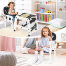 INFANS 5 in 1 Baby High Chair Convertible Toddler Table Set