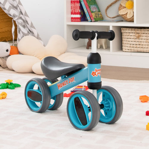 Baby Balance Bike  Balance Bike for Toddlers w/4 Wheels