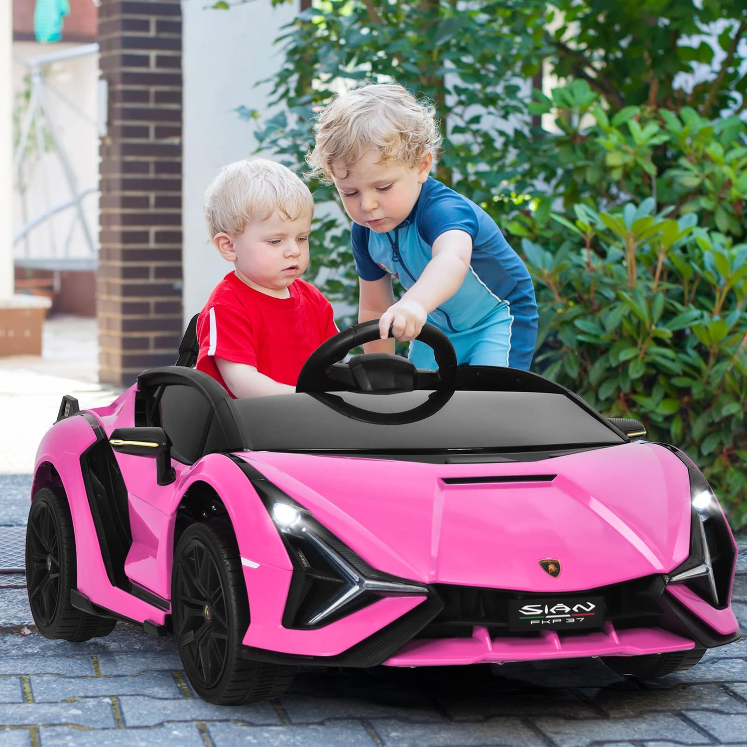 Lamborghini Licensed Kids Ride On Car, Children Electric Ride-on Vehicle with Parent Remote Contro