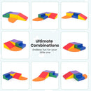 4-Pieces Climbing Toys for Toddlers Climb & Crawl Soft Foam Block with High-Density EPE Foam