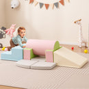 10-Piece Soft Foam PU Leather Climbing Toys Building Blocks for Toddlers
