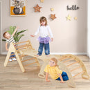 Olakids Pikler Triangle Set 7 in 1 Climbing Toys for Toddlers