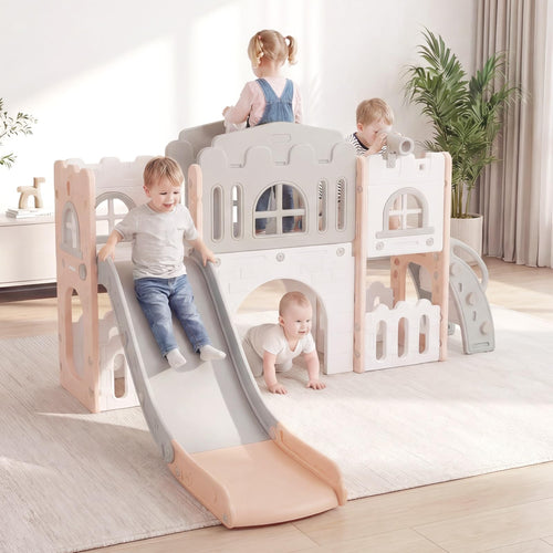 Toddler Slide, 9 in 1 Kids Indoor Outdoor Playground