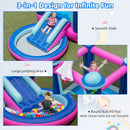 HONEY JOY Inflatable Bounce House, Space-Themed Kids Inflatable Castle
