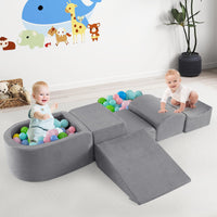 INFANS Climbing Toys for Toddlers Foam Climbing Blocks and Ball Pit for Baby