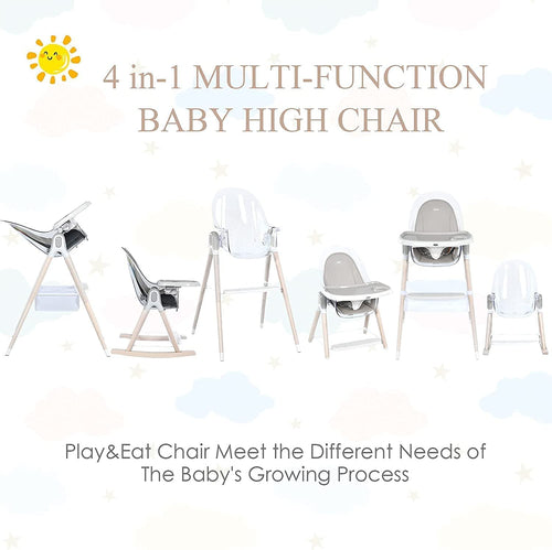INFANS 3 in 1 Wooden Baby Highchair