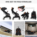 INFANS Travel Stroller, Lightweight Compact Baby Stroller for Airplane