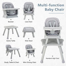 INFANS 8 in 1 Baby High Chair Convertible Highchair for Babies and Toddlers,