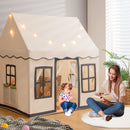 INFANS Kids Play Tent with Washable Mat Star Light Windows