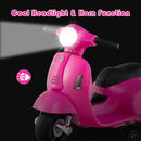 6V Battery Powered Motorbike for Toddlers with Training Wheels