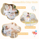 3-in-1 Baby High Chair, Foldable Infant High Chair