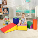 5-Piece Kids Climb & Crawl Activity Playset, Lightweight Soft Foam Block Activity Play Structures