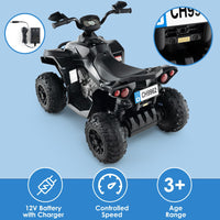 OLAKIDS Ride On ATV 12V Kids 4 Wheeler Battery Powered Toy Car for Toddlers