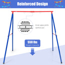 INFANS 2 Seat Swing Stand, 550 lbs Heavy Duty Metal Swing Frame
