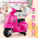 6V Battery Powered Motorbike for Toddlers with Training Wheels