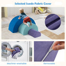 Rainbow Arc Climber Playset Foam Climbing Blocks with Washable Covers