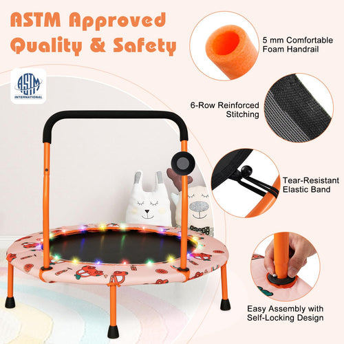 36” Mini Trampoline for Kids