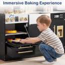 Kids Kitchen Playset, Wooden Pretend Play Kitchen