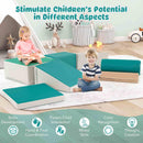7 Pieces Climb and Crawl Activity Play Set with Zippered Cover