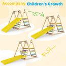 Climbing Toys for Toddlers, 4 in 1 Folding Wooden Kids Montessori Triangle Set