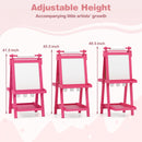 Easel for Kids, 3 in 1 Adjustable Painting Art Board