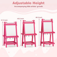 Easel for Kids, 3 in 1 Adjustable Painting Art Board