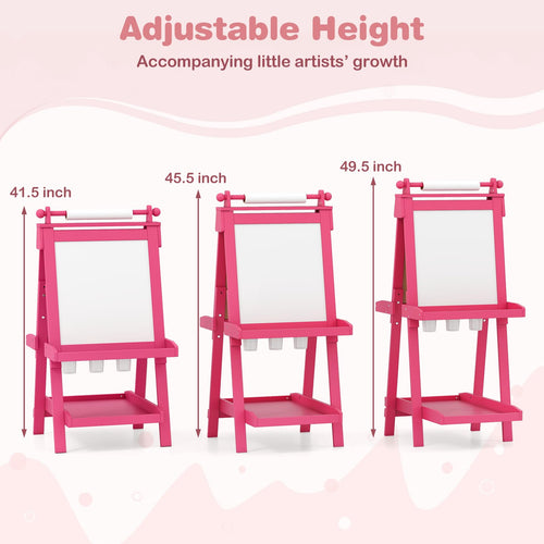 Easel for Kids, 3 in 1 Adjustable Painting Art Board