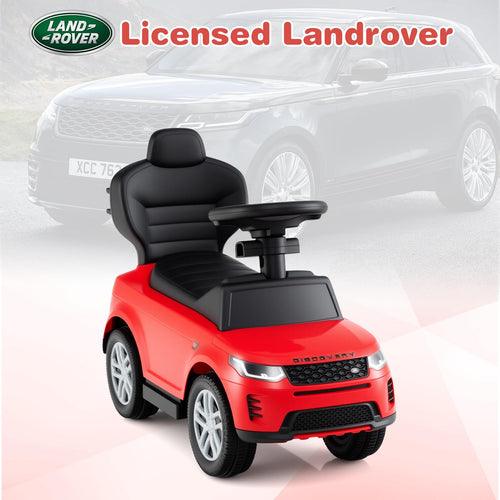 Push Car for Toddlers, 3 in 1 Licensed Landrover Baby Ride on Toy