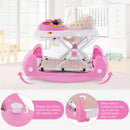 INFANS Baby Walker 5 in 1 Behind Walker Learning Seated Rocker Bouncer with Removable Music Tray