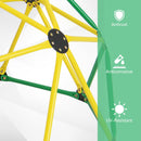Climbing Dome with Slide, Kids Outdoor Jungle Gym Geometric Dome Climber
