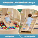 Indoor Jungle Gym, 9 in 1 Wooden Montessori Baby Climbing Toys